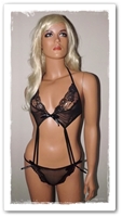 Body sexy noir lingerie femme discount