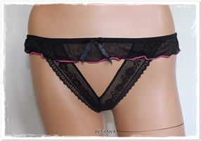 String sexy ouvert pas cher avec fine dentelle